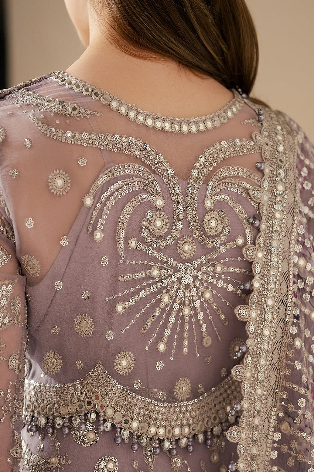 Jazmin Wedding Formal Embroidered Chiffon WF'25-05 - TC-1401