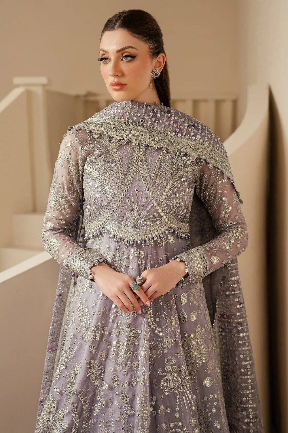 Jazmin Wedding Formal Embroidered Chiffon WF'25-05 - TC-1401