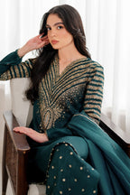 Jazmin Luxury Formal Embroidered Raw Silk UR-7056 - TC-1433
