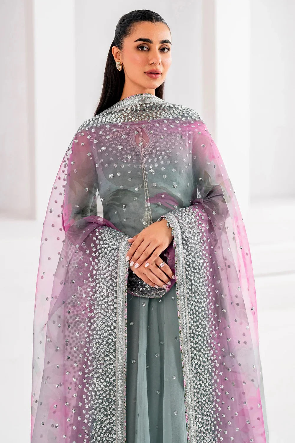 Jazmin Luxury Embroidered Chiffon Edition'25 - UC-3062 - TC-1229
