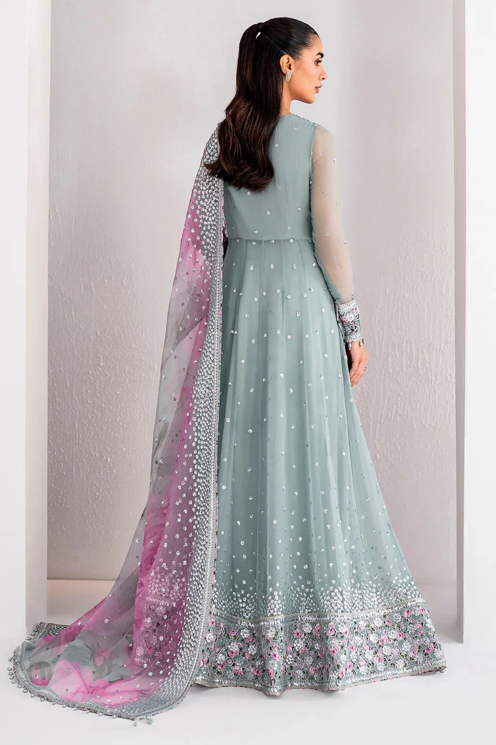 Jazmin Luxury Embroidered Chiffon Edition'25 - UC-3062 - TC-1229