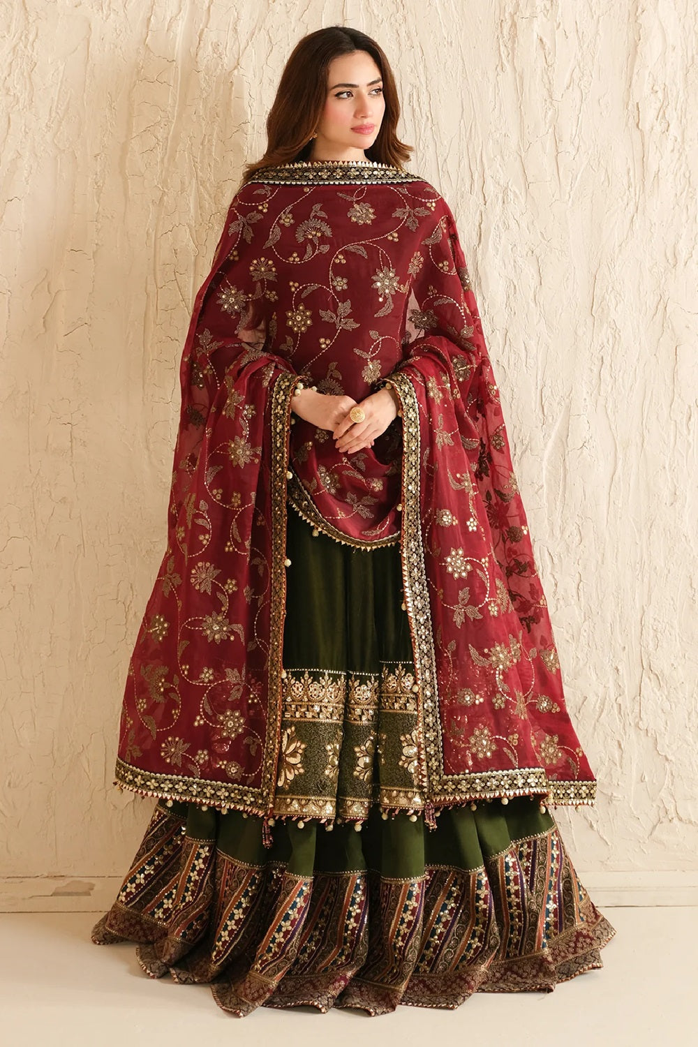 Jazmin Embroidered Velvet Formal VF-2036 - TC-1390