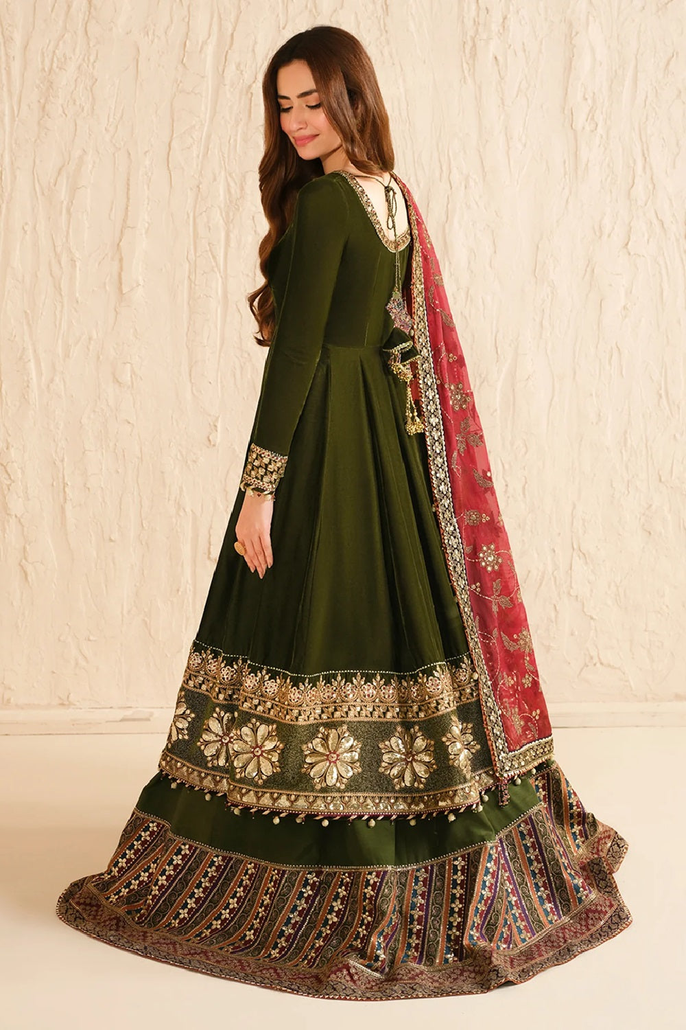 Jazmin Embroidered Velvet Formal VF-2036 - TC-1390