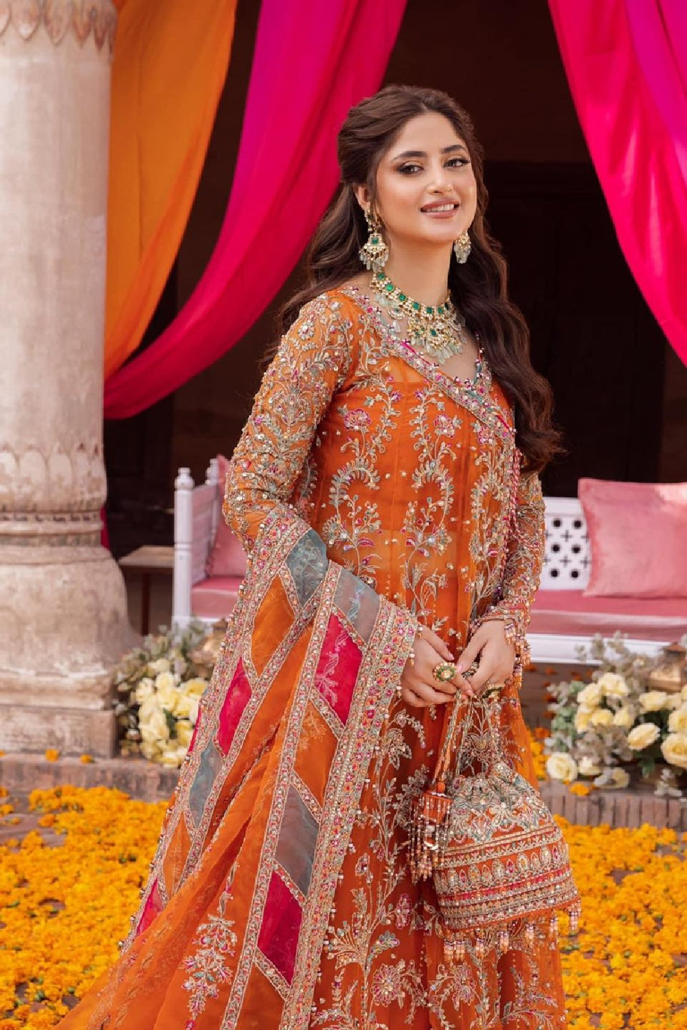 Kanwal Malik MINA Hand Embellished Angrakha Style - TC-1414