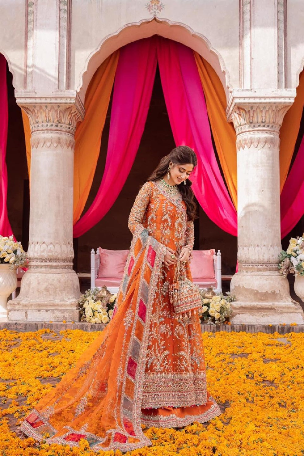 Kanwal Malik MINA Hand Embellished Angrakha Style - TC-1414