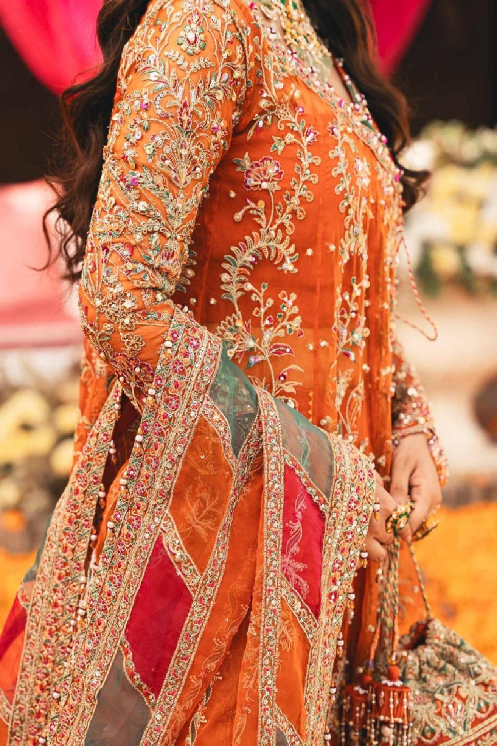 Kanwal Malik MINA Hand Embellished Angrakha Style - TC-1414