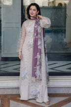 Noural Dress by Lulusar | Handcrafted Organza Outfit with Digital Print Silk Lining TC-1376