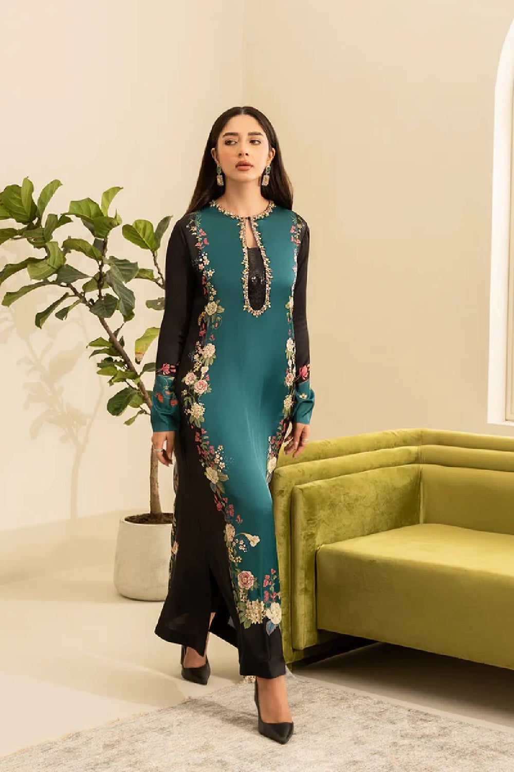 LULUSAR -Karozit Festive Dress - Charmeuse Silk - TC-949