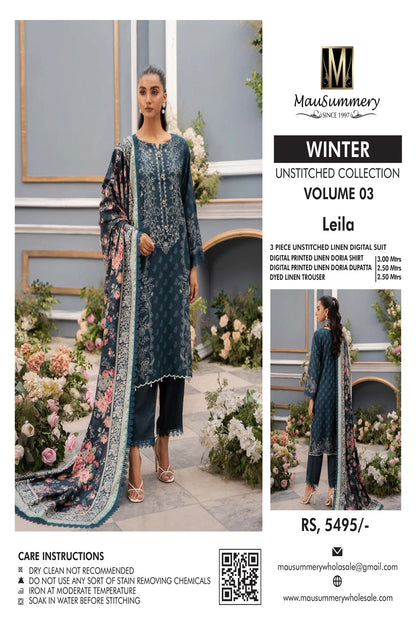 Original Mausummery Unstitch Digital Linen Vol 3 - LEILA - TC-1031