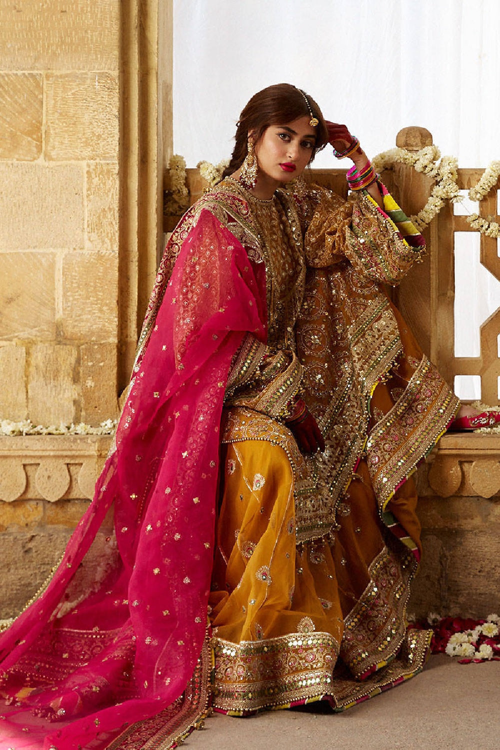 MNR - SAGAR KINARE by Mohsin Naveed Ranjha Wedding Festive'25 - KESARI - TC-525