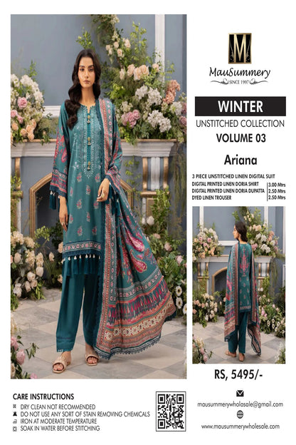 Original Mausummery Unstitch Digital Linen Vol 3 - ARIANA - TC-1035