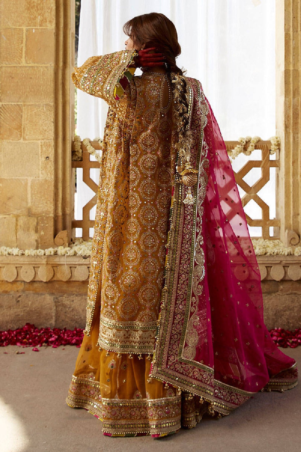 MNR - SAGAR KINARE by Mohsin Naveed Ranjha Wedding Festive'25 - KESARI - TC-525