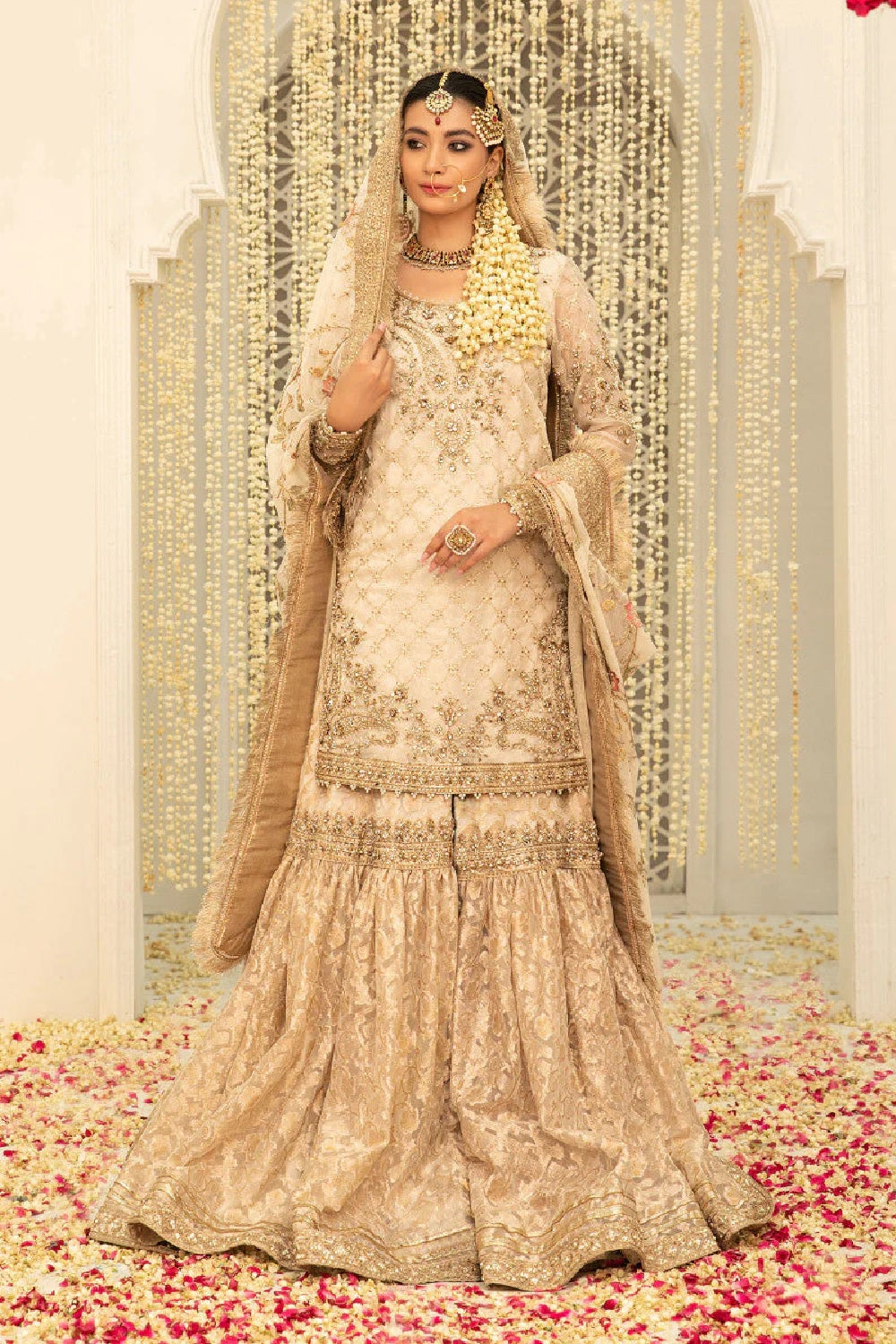 Maria B. Baad-E-Saba M.Couture Vol.6 !! Ivory Gold MC-047 - TC-549