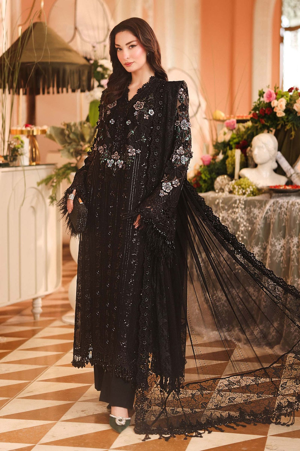 Maria.B. Luxury Formal Chiffon Edition'26 - MPC-26-204 - TC-1826