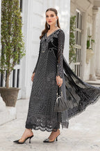Maria.B. Mbroidered Embroidered Chiffon'24 - MPC-24-101 - TC-982