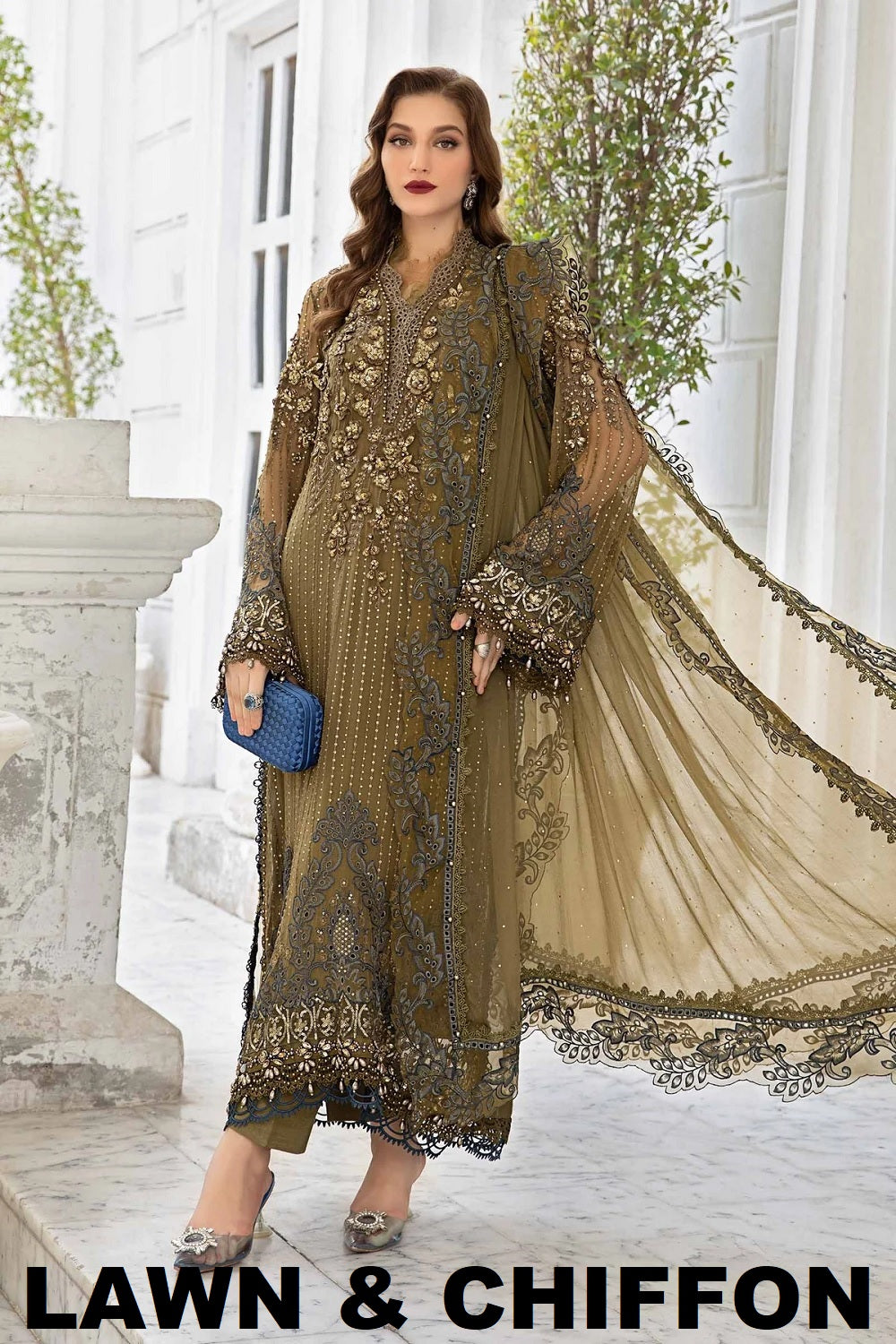 Maria.B. Luxury Embroidered Edition'24 - MPC-24-108 - TC-1012