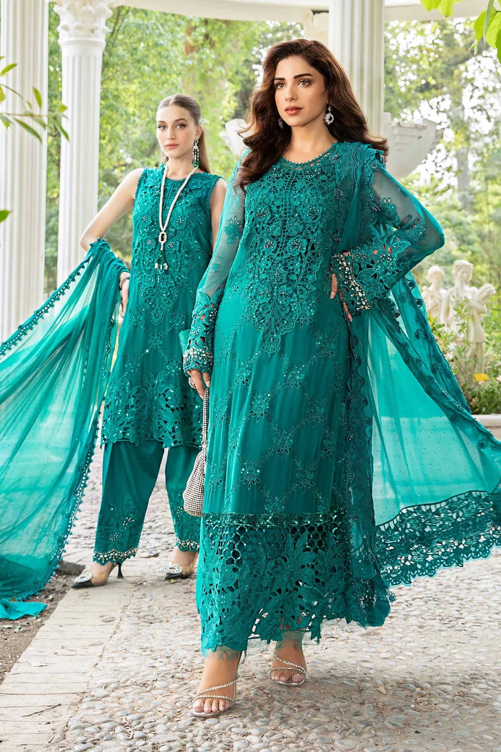 Maria.B. Mbroidered Embroidered Chiffon - MPC-24-105 - TC-1056