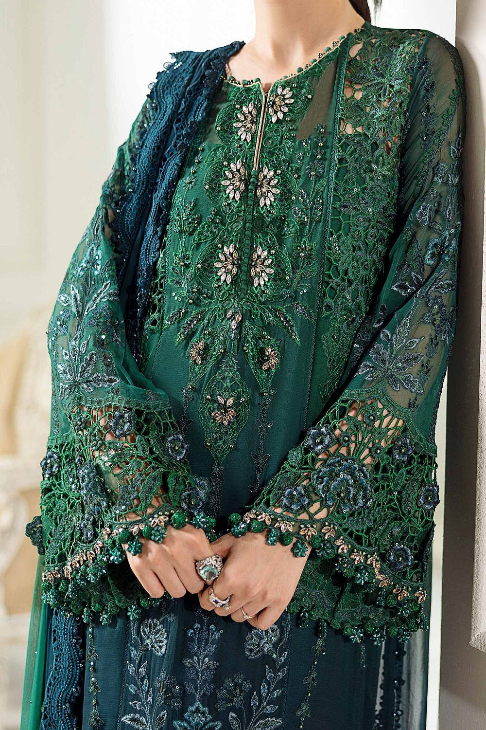 Maria.B. Mbroidered Wedding Chiffon Edition' 25 - TC-1392