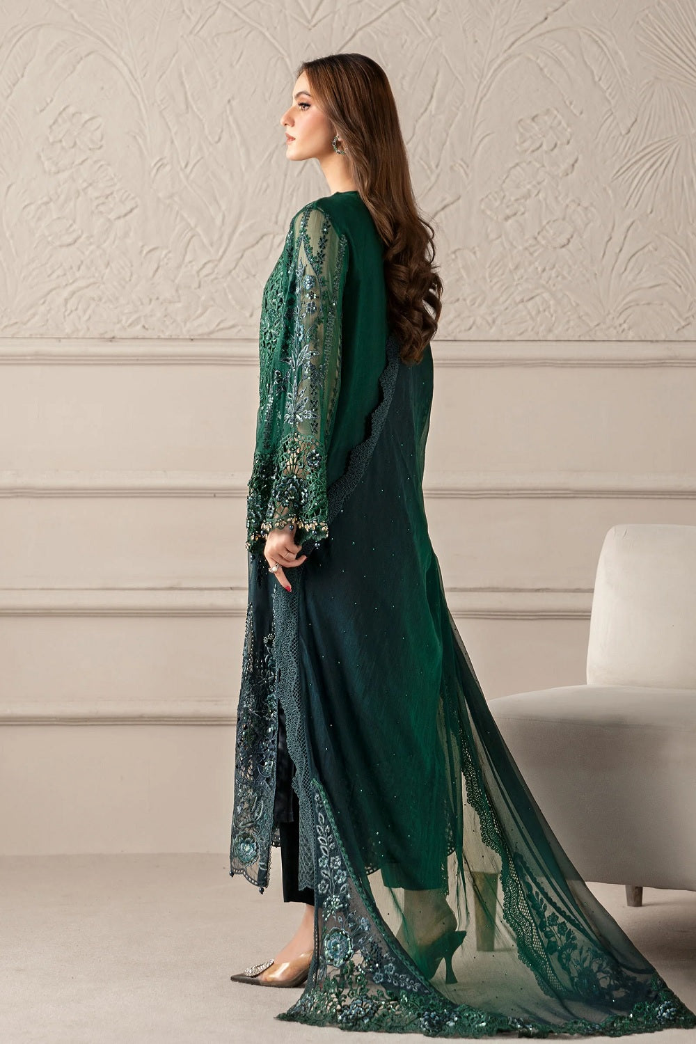 Maria.B. Mbroidered Wedding Chiffon Edition' 25 - TC-1392