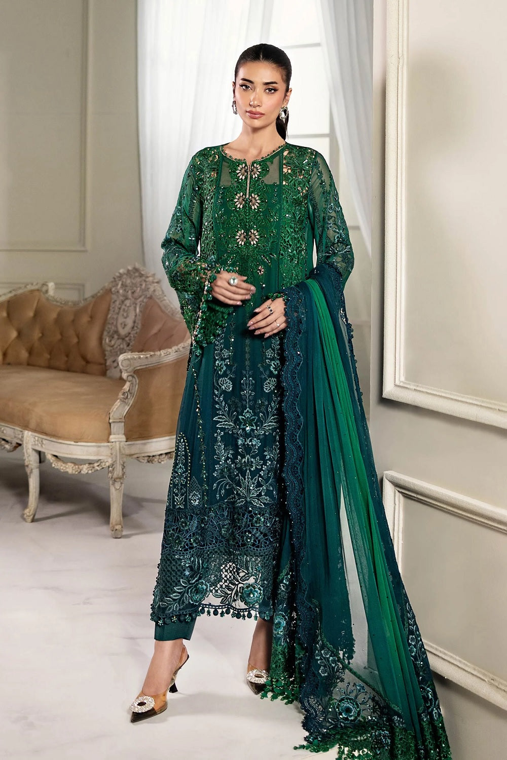 Maria.B. Mbroidered Wedding Chiffon Edition' 25 - TC-1392