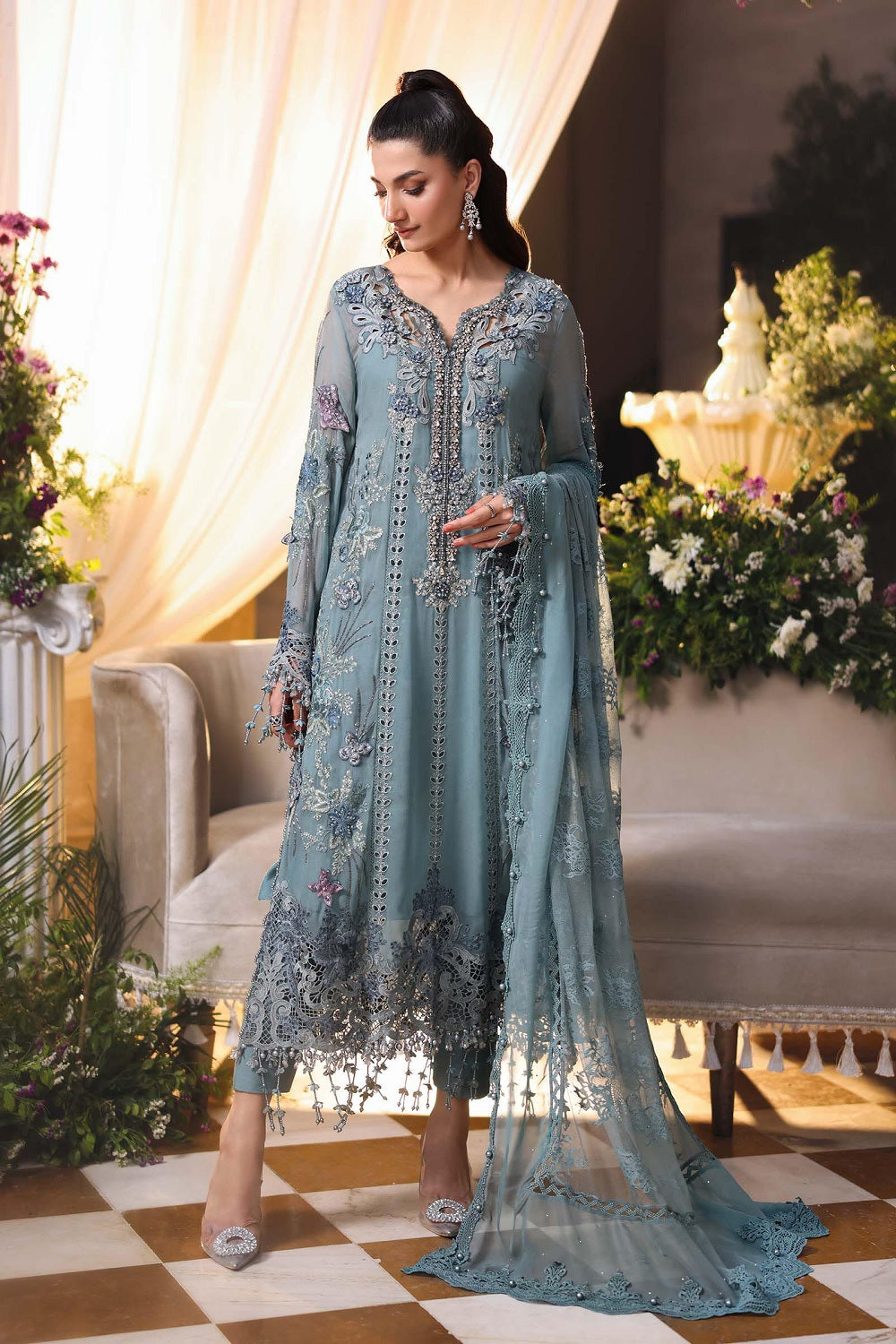 Maria.B. Luxury Formal Chiffon Edition'26 - MPC-26-106 - TC-1646