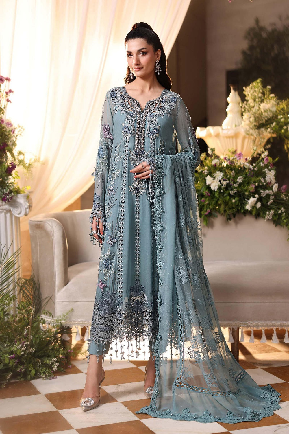 Maria.B. Luxury Formal Chiffon Edition'26 - MPC-26-106 - TC-1646