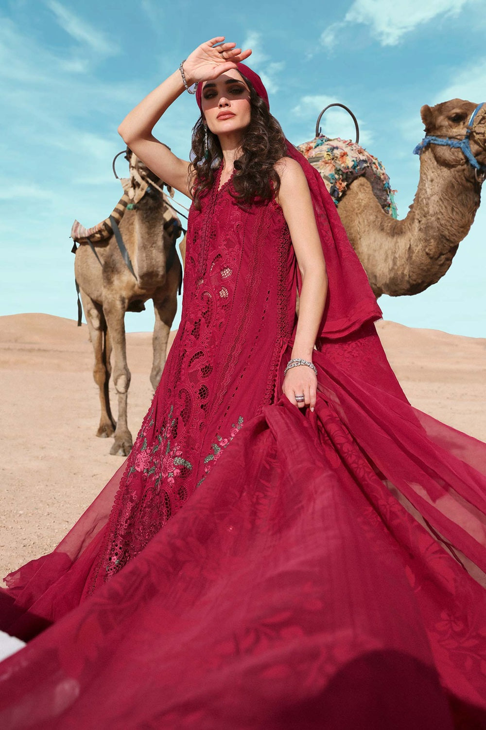 Maria.B. Voyage a'LUXE x Morocco Luxury Lawn' 25 D-2504-A - TC-1218