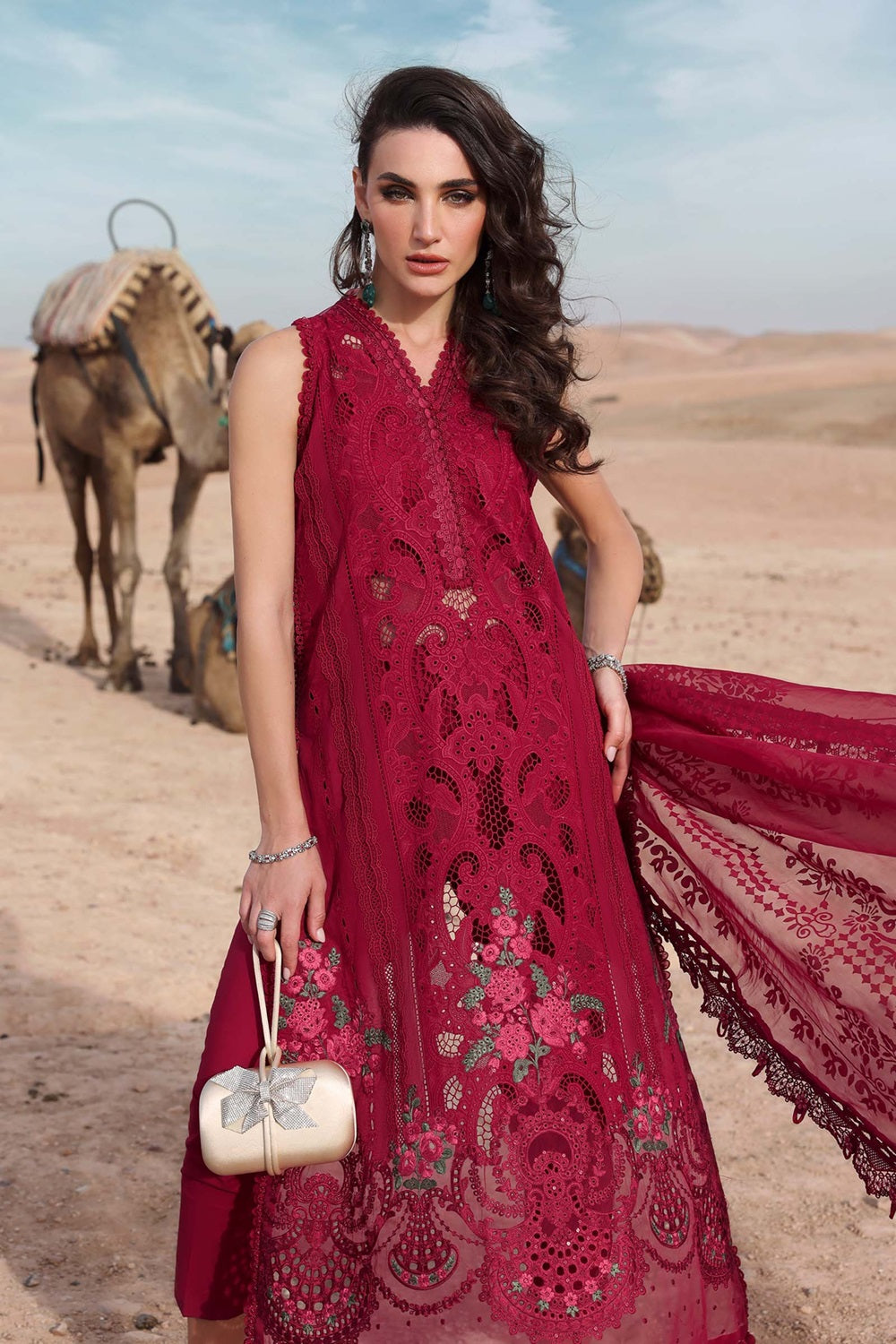 Maria.B. Voyage a'LUXE x Morocco Luxury Lawn' 25 D-2504-A - TC-1218