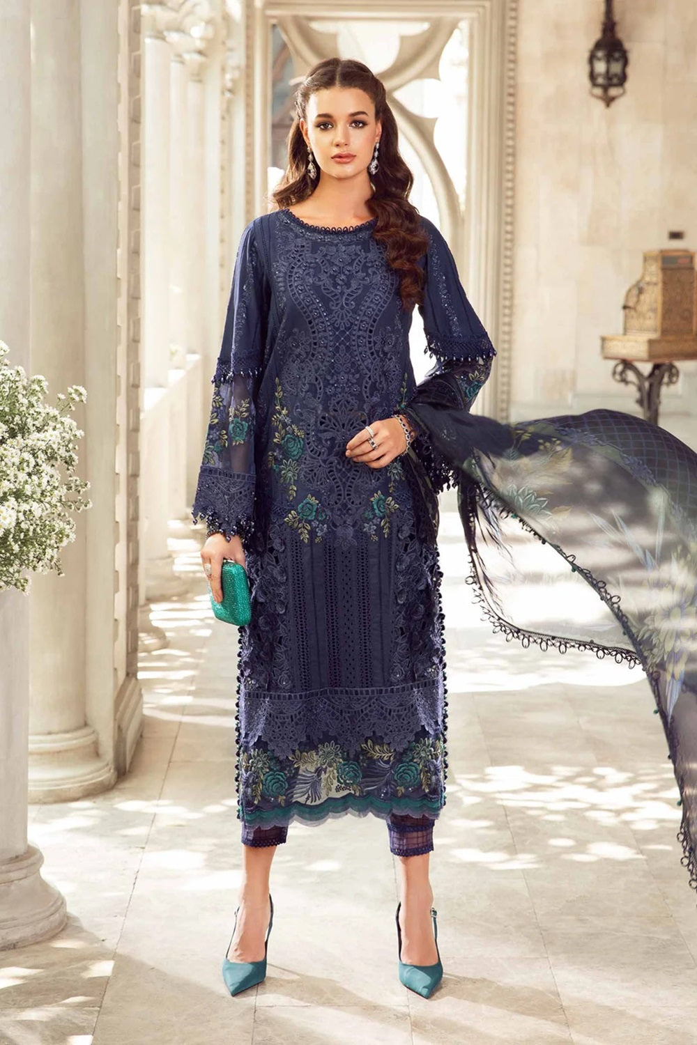 Maria.B. Luxury Lawn Eid 2 Edition'24 - 24-02 - TC-1107