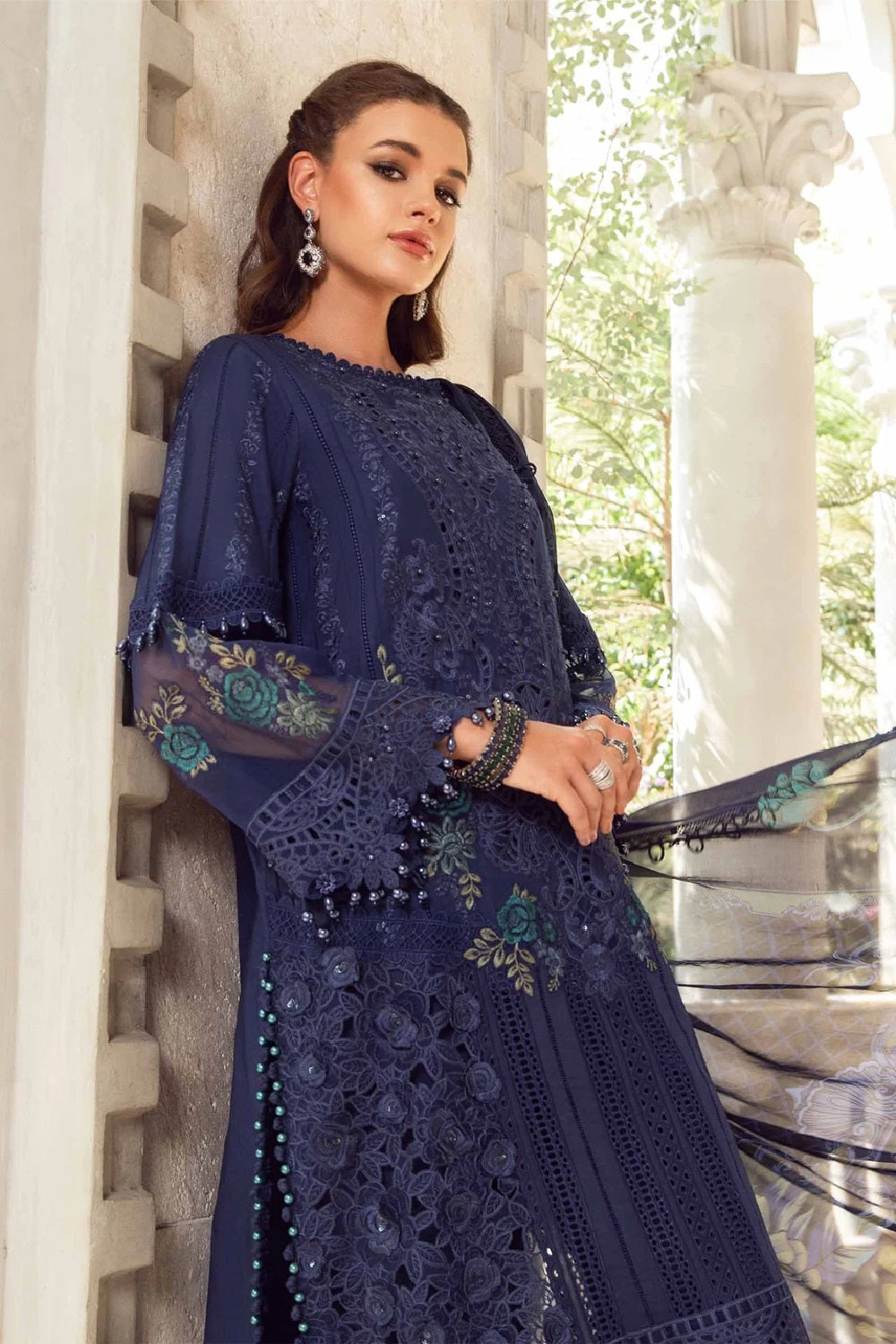 Maria.B. Luxury Lawn Eid 2 Edition'24 - 24-02 - TC-1107