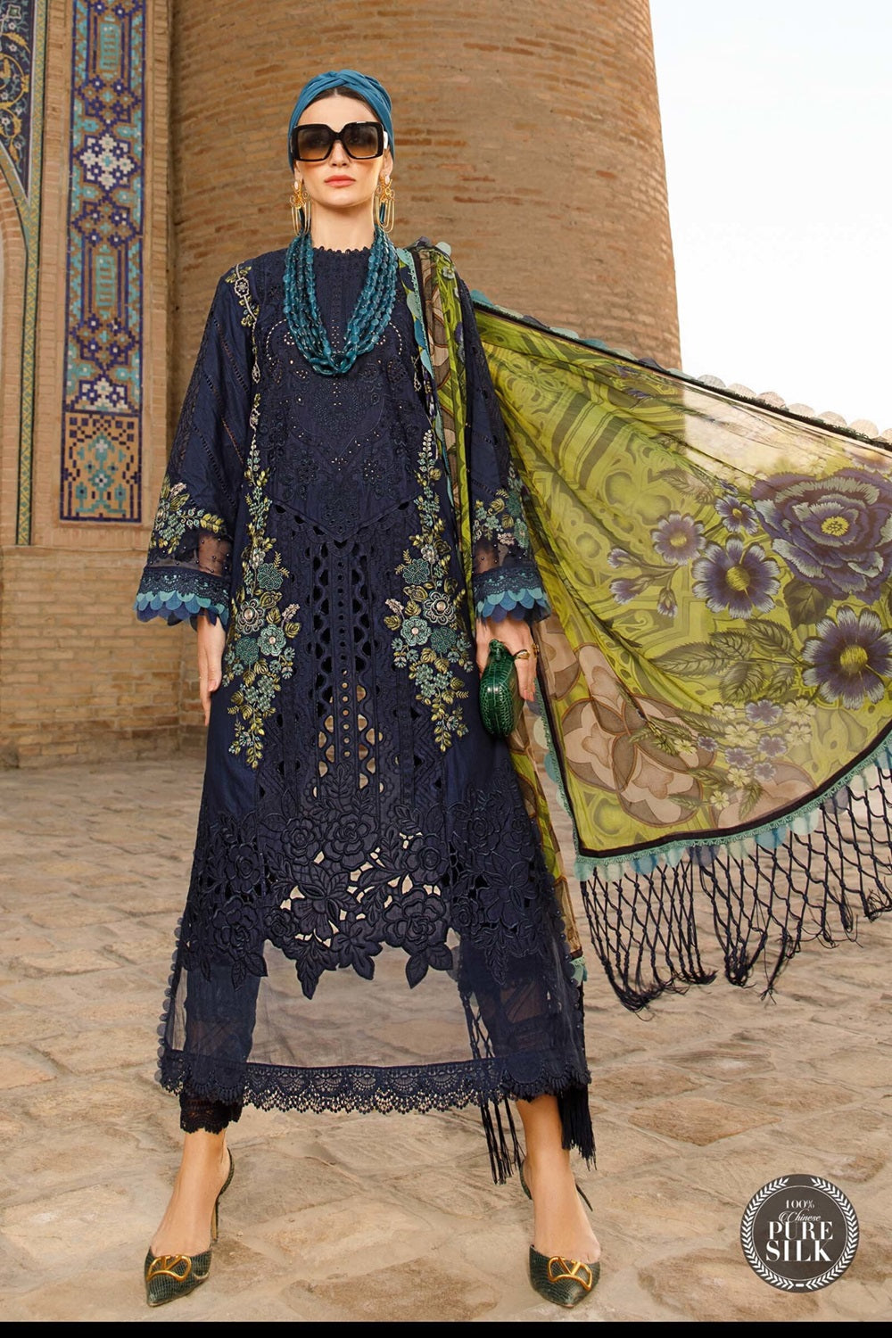 Maria.B Eid Collection Luxury Lawn D-2313-B - TC-397