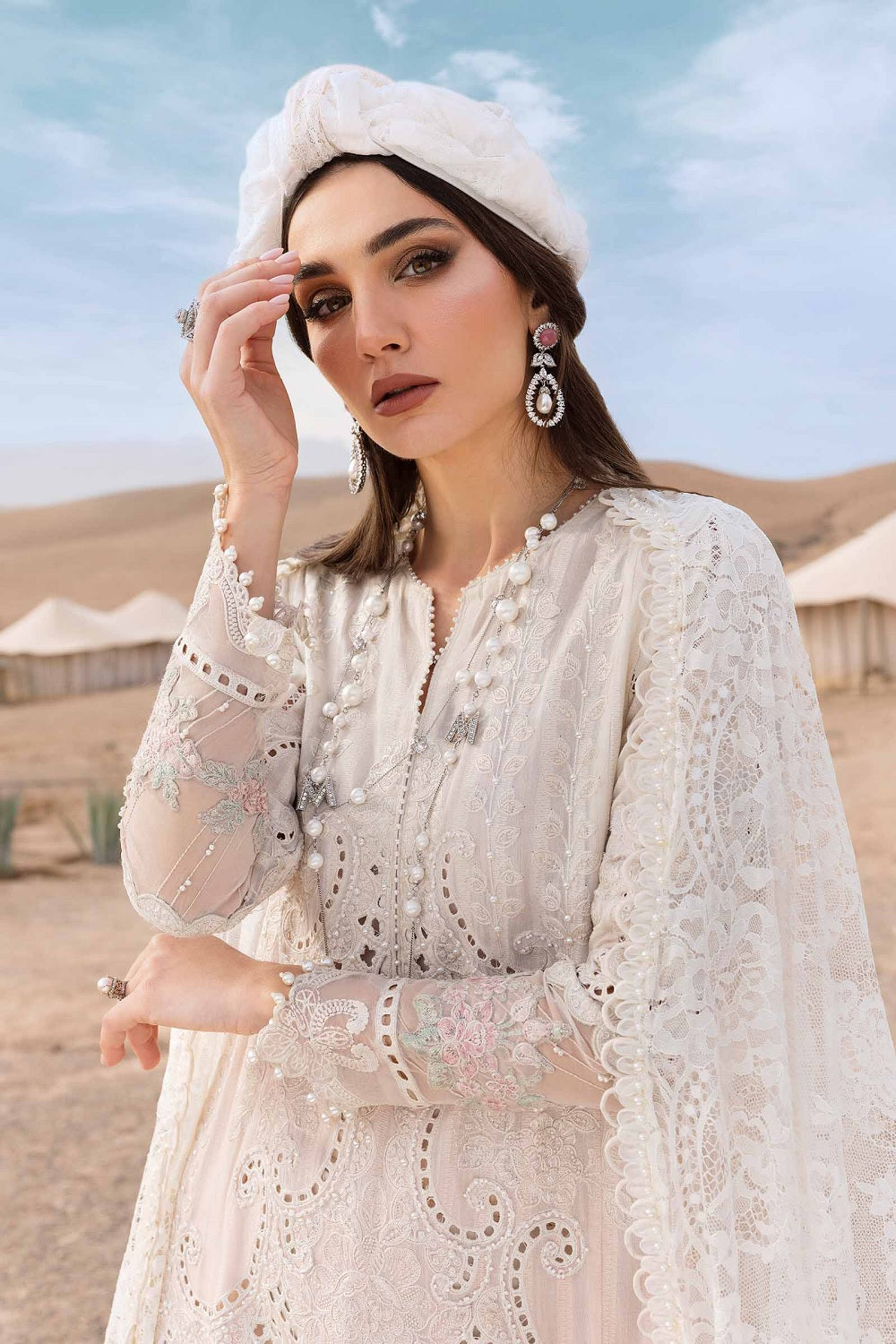 Maria.B. Voyage a'LUXE x Morocco Luxury Lawn' 25 D-2515-A - TC-1293