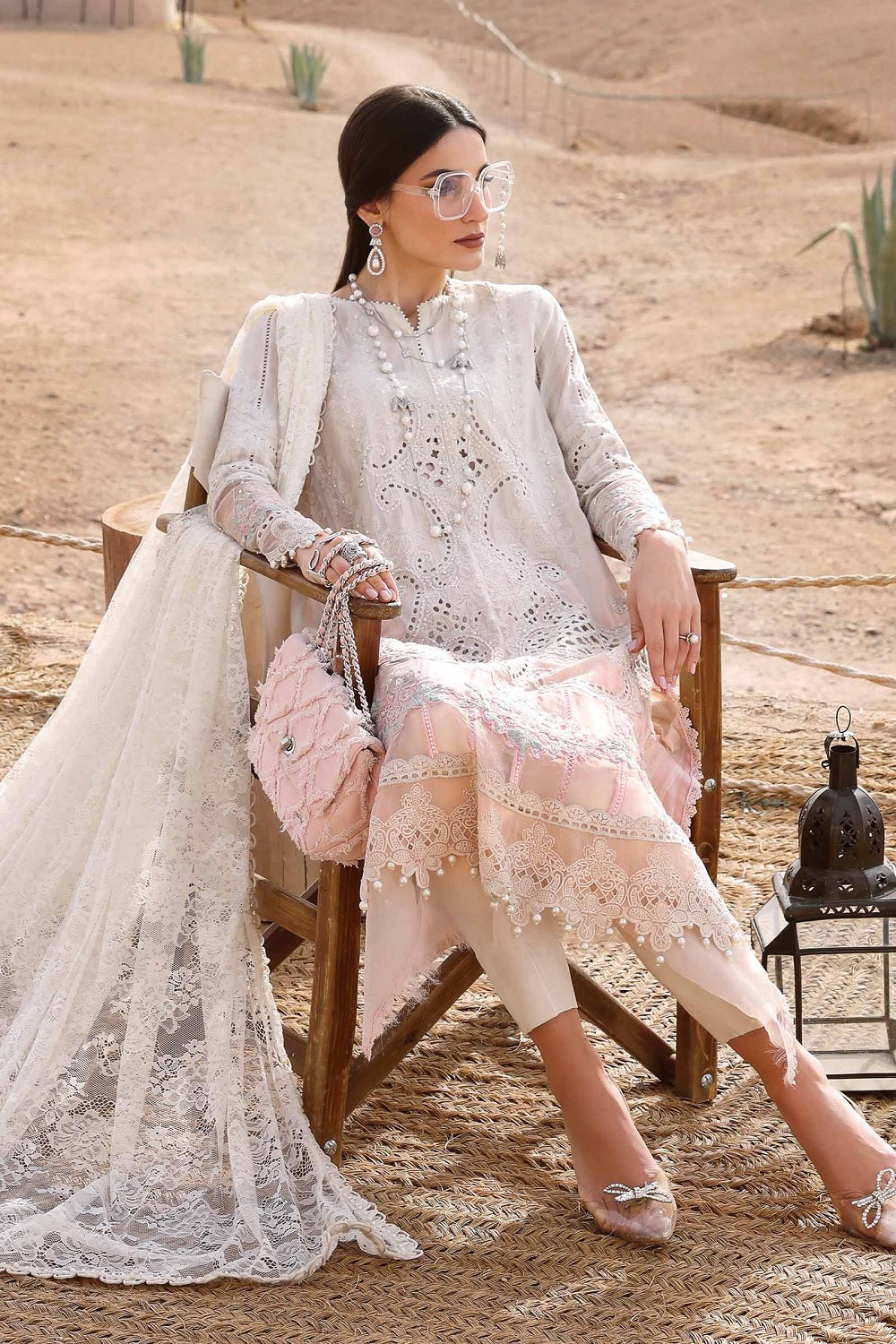 Maria.B. Voyage a'LUXE x Morocco Luxury Lawn' 25 D-2515-A - TC-1293