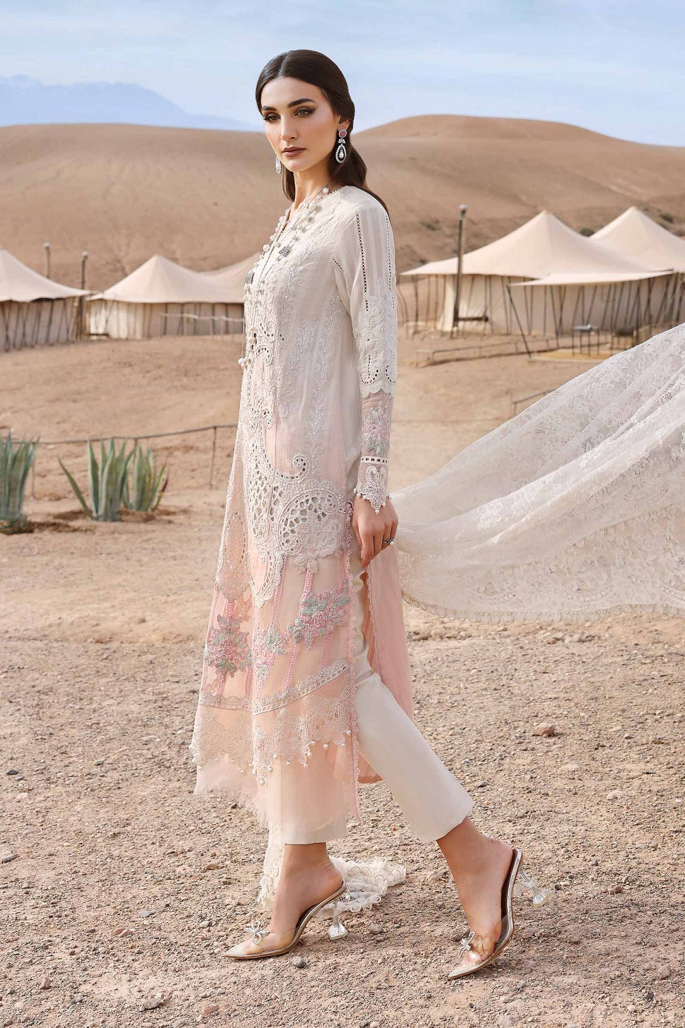 Maria.B. Voyage a'LUXE x Morocco Luxury Lawn' 25 D-2515-A - TC-1293