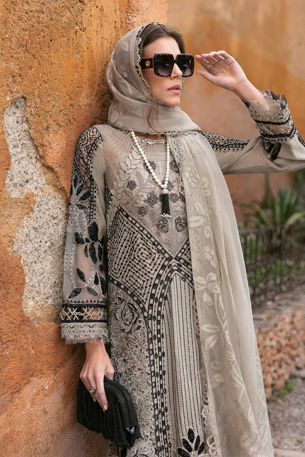 Maria.B. Voyage a'LUXE x Morocco Luxury Lawn' 25 D-2510-B - TC-1261