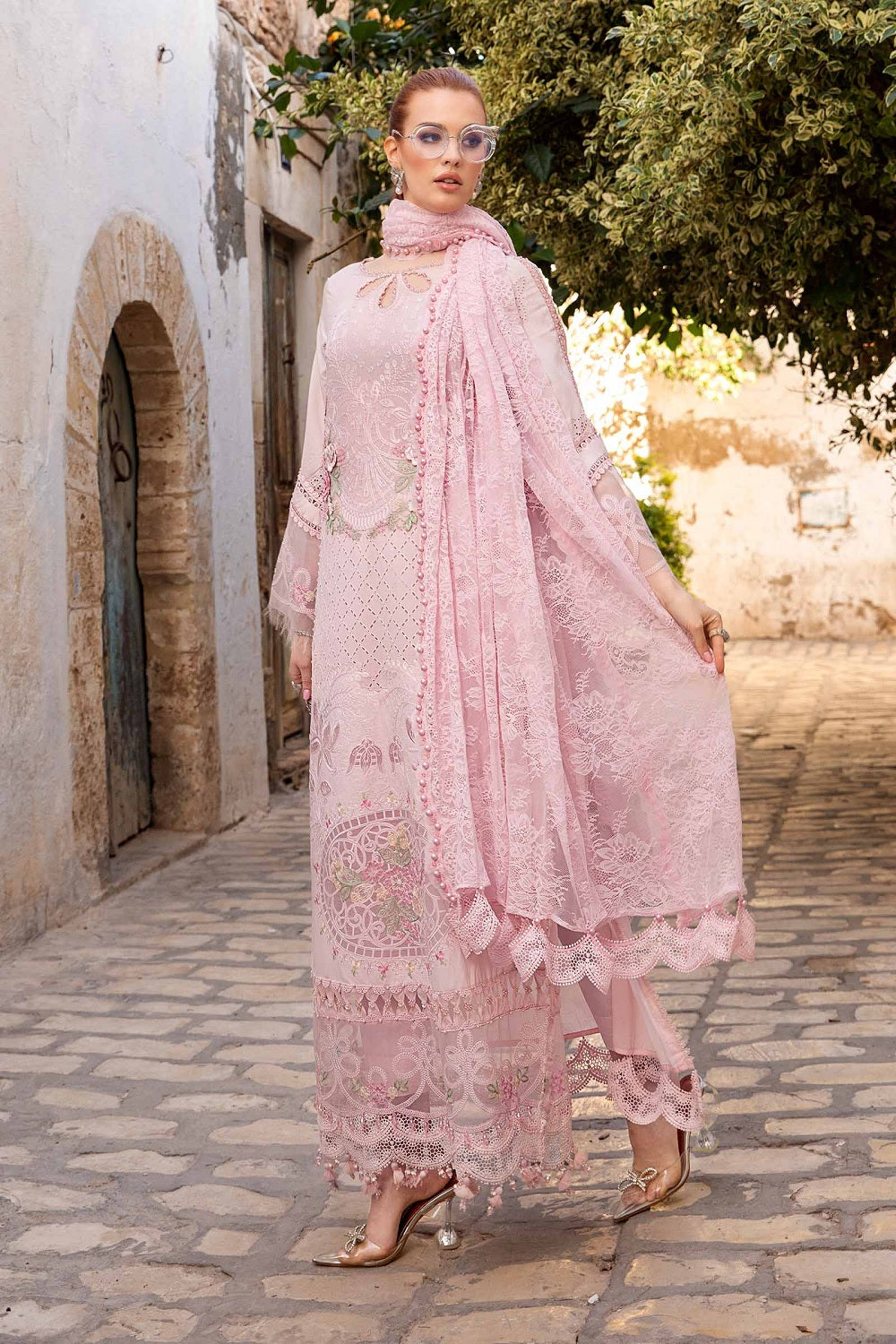 Maria.B. Voyage a'LUXE x Morocco Luxury Lawn' 25 D-2411-A - TC-1501