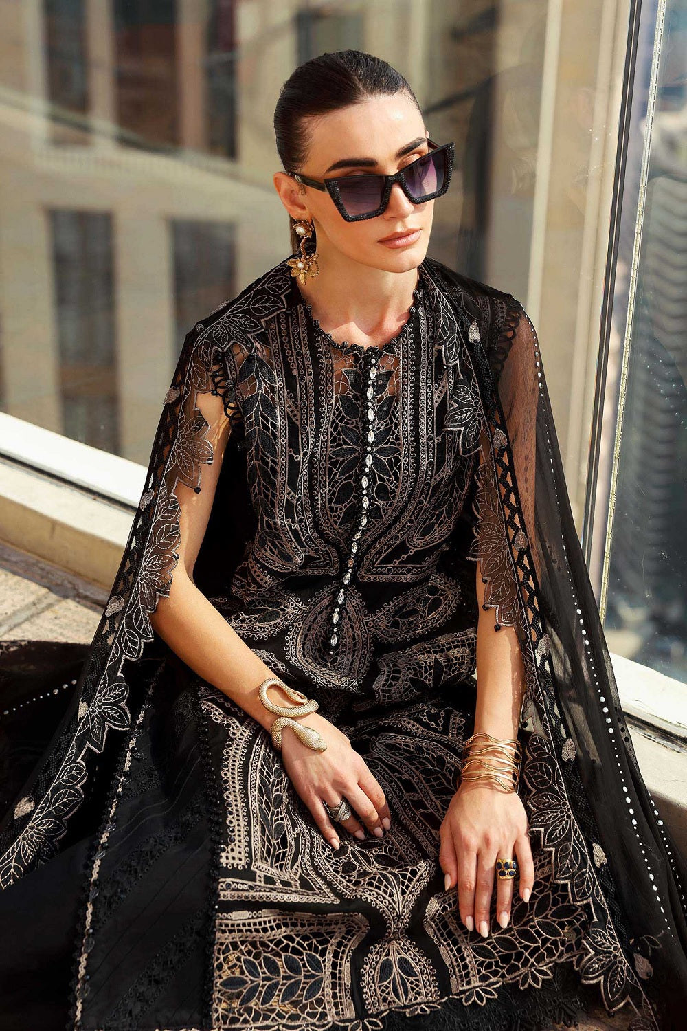 Maria.B. Luxury Lawn Eid Edit'26 - D-2608-B - TC-1528