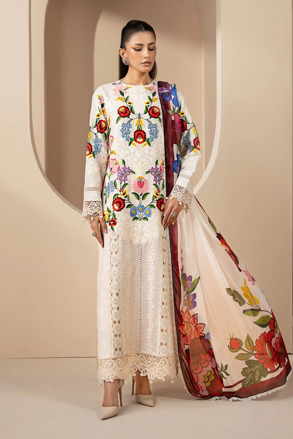 Maria.B. Luxury Lawn Eid Edit'26 - D-2610-A - TC-1596