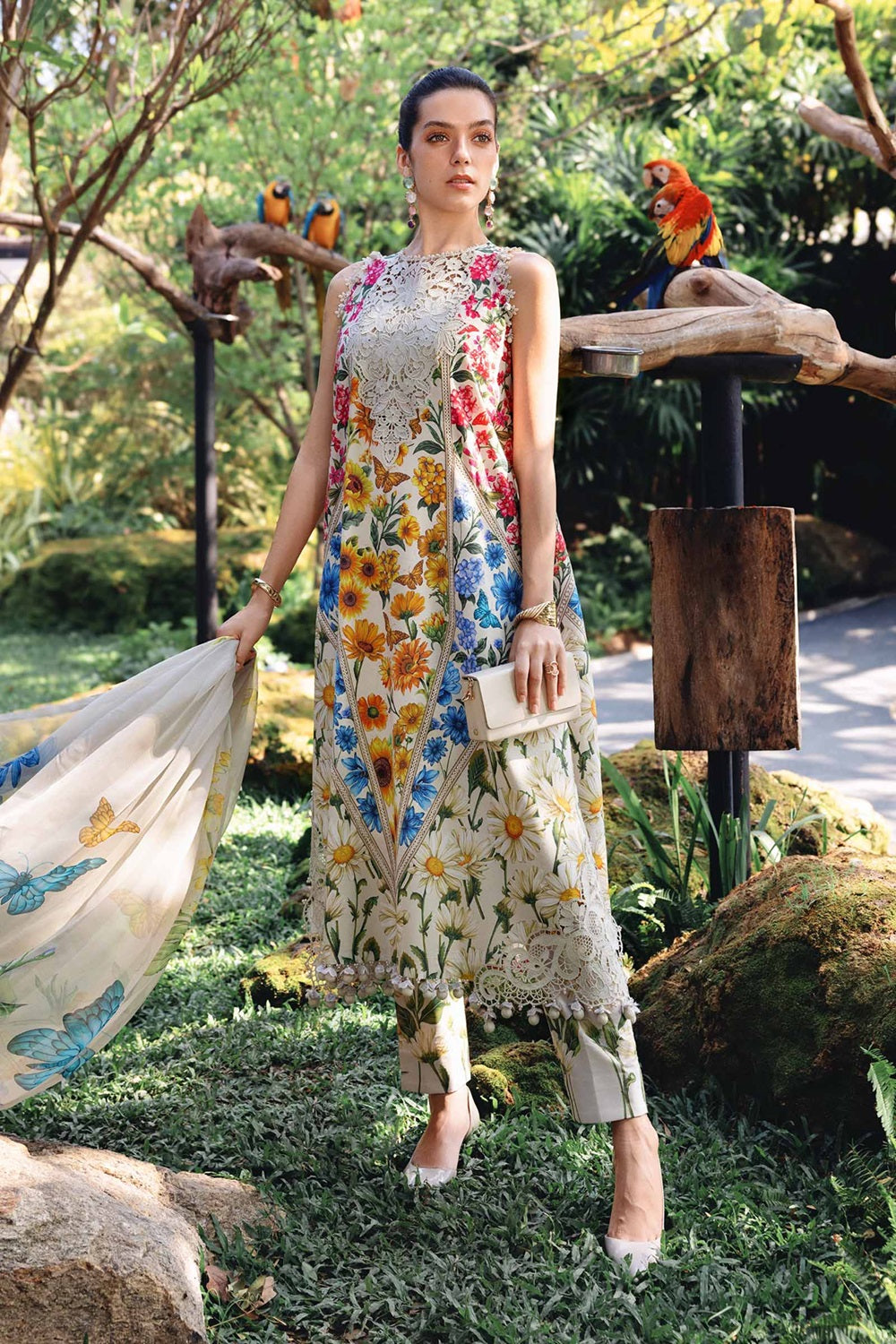 MPRINTS SPRING SUMMER '26 D10-A Embroidered Lawn - TC-1496