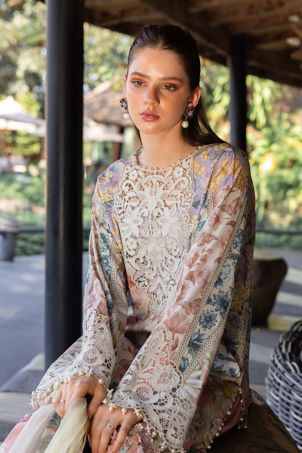 MPRINTS SPRING SUMMER '26 D10-B Embroidered Lawn - TC-1497