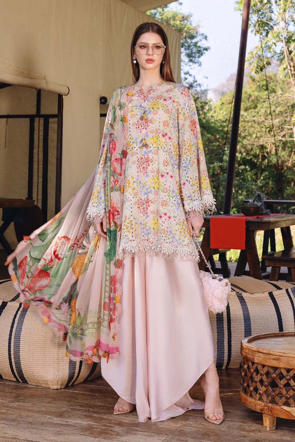 MPRINTS SPRING SUMMER '26 D14-A Embroidered Lawn - TC-1513