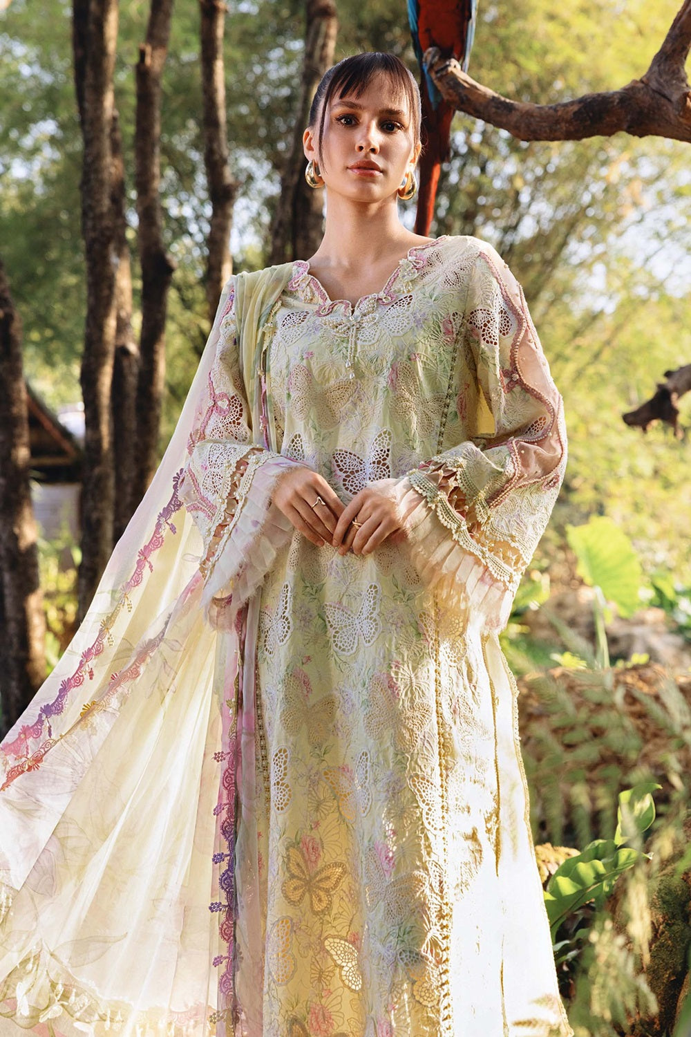 MPRINTS SPRING SUMMER '26 D01-B Embroidered Lawn - TC-1519
