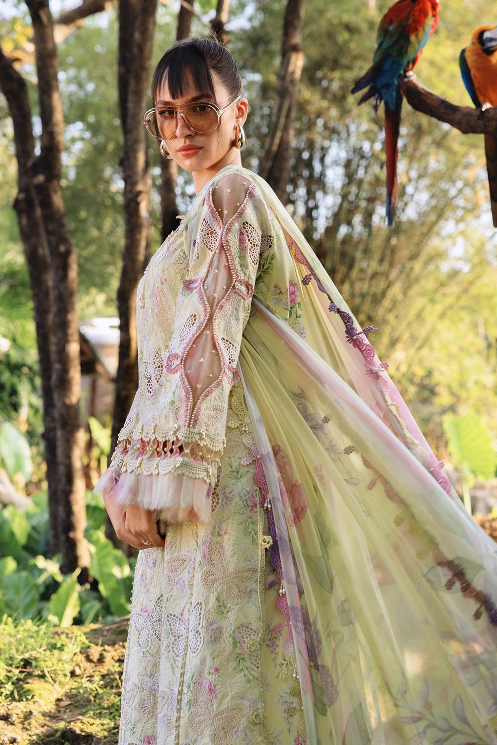 MPRINTS SPRING SUMMER '26 D01-B Embroidered Lawn - TC-1519