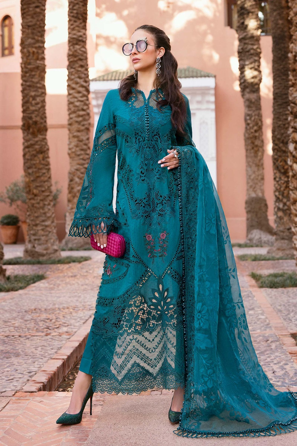Maria.B. Voyage a'LUXE x Morocco Luxury Lawn' 25 D-2513-B - TC-1520