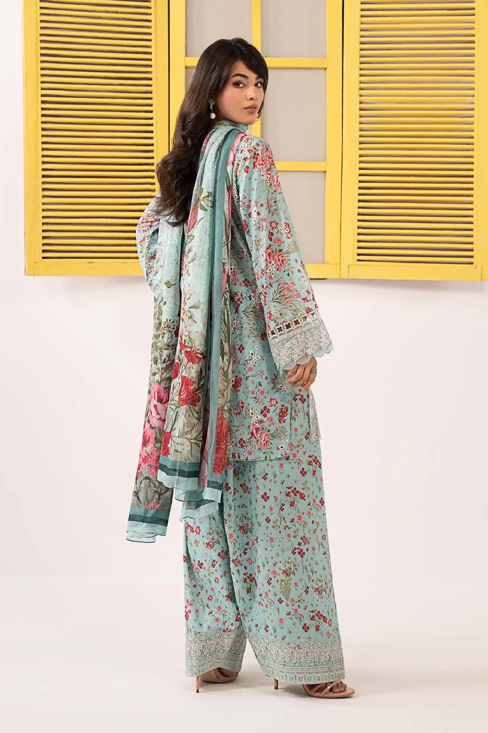 Maria.B. Printed Embroidered Lawn Eid Festive'26 - DW-EF26-19 - TC-1571
