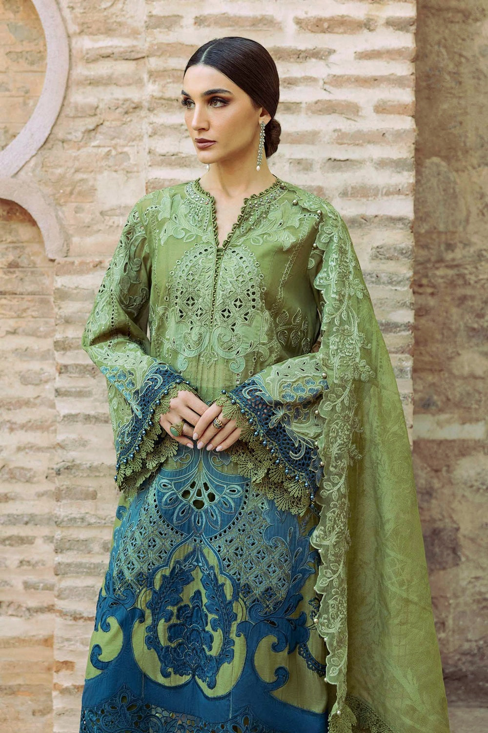 Maria.B. Voyage a'LUXE x Morocco Luxury Lawn'26 D-2501-A - TC-1599