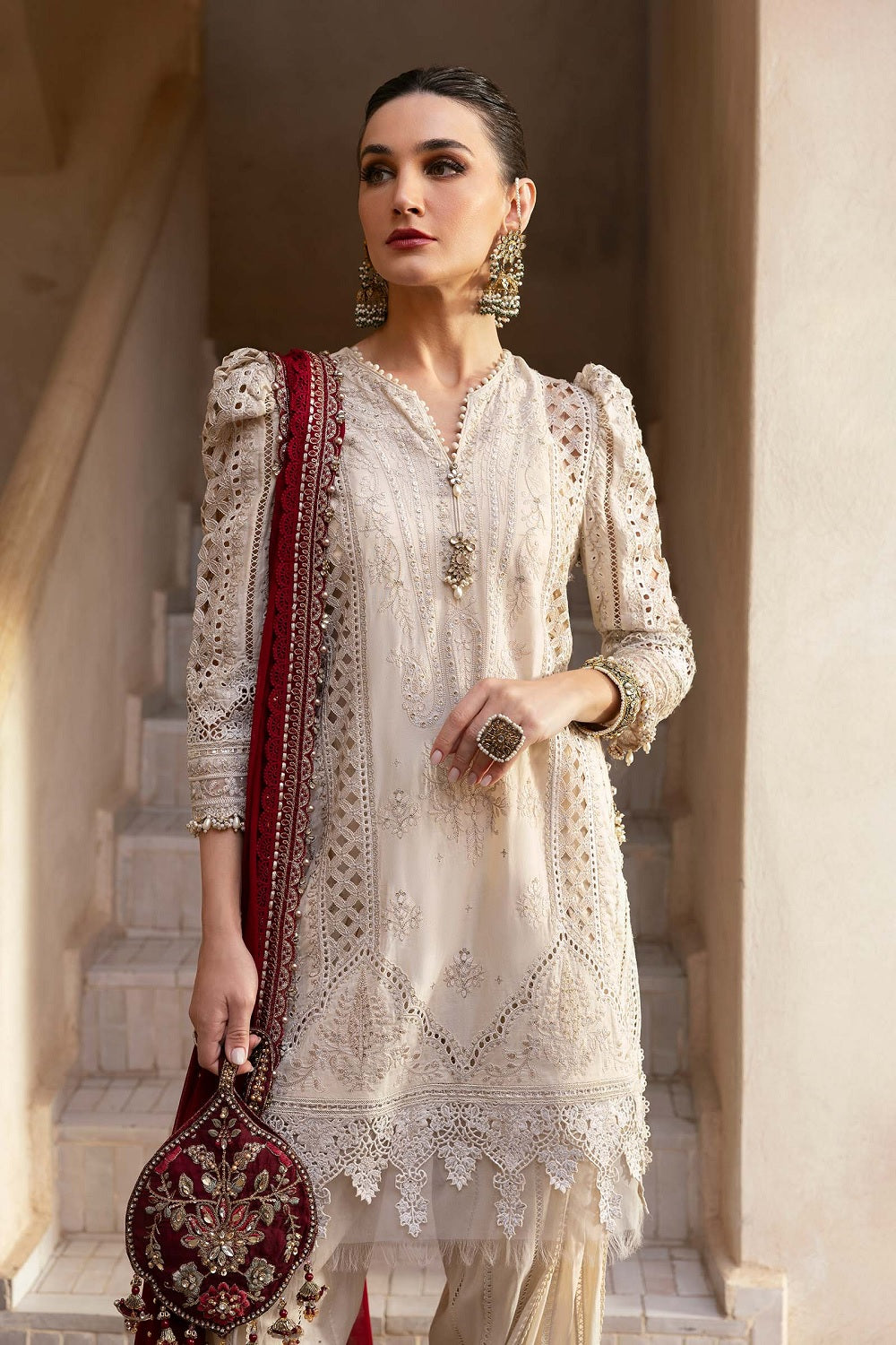 Maria.B. Voyage a'LUXE x Morocco Luxury Lawn' 25 D-2511-B - TC-1252