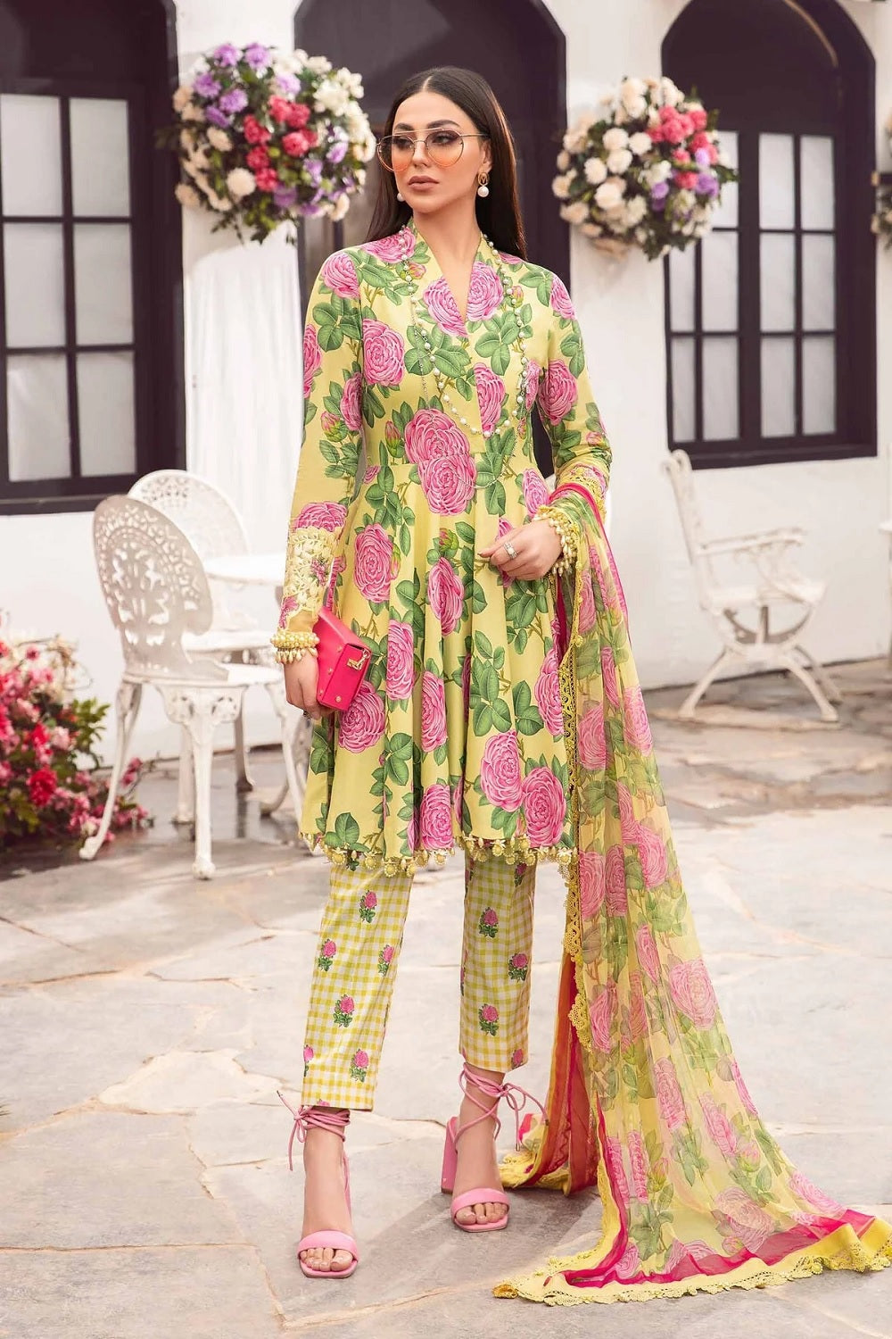 slim fit dress slacks Bin Saeed Luxury Formal Edition'24