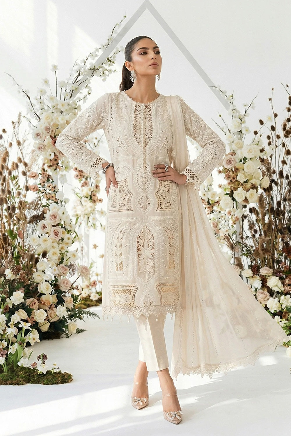 Maria.B. Luxury Lawn Eid Edit'26 - D-2608-A - TC-1742