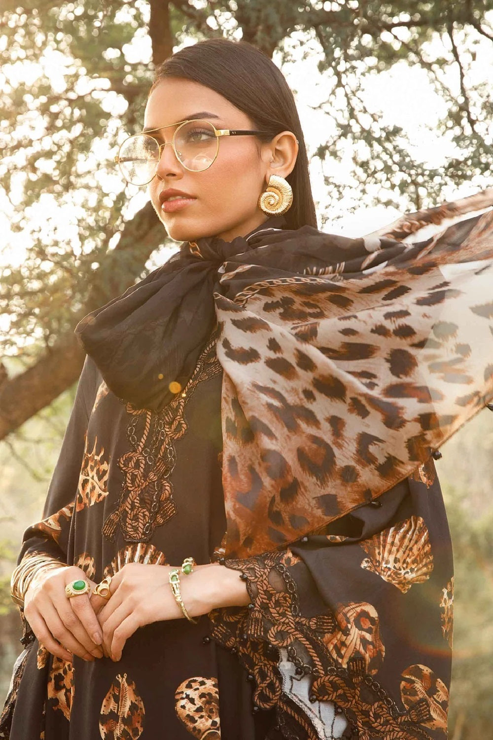 Maria.B. Printed Embroidered Lawn'25 - MPT-2410-B - TC-1127